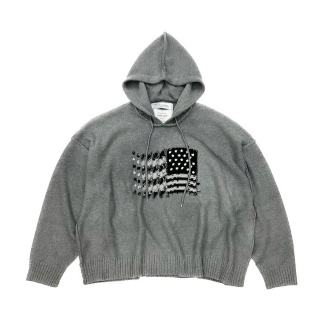 【新品未使用】DAIRIKU America Knit Hoodie ニット メンズのトップス(ニット/セーター)の商品写真