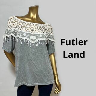 フューティアランド(futier land)の【3184】Futier Land 5分袖 トップス F(カットソー(半袖/袖なし))