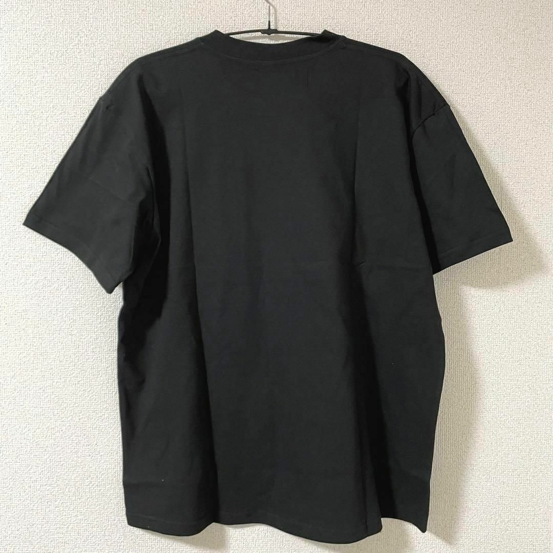 【売り尽くし価格】プリントTシャツ　XL  韓国　ユニセックス　ブラック　ロック レディースのトップス(Tシャツ(半袖/袖なし))の商品写真