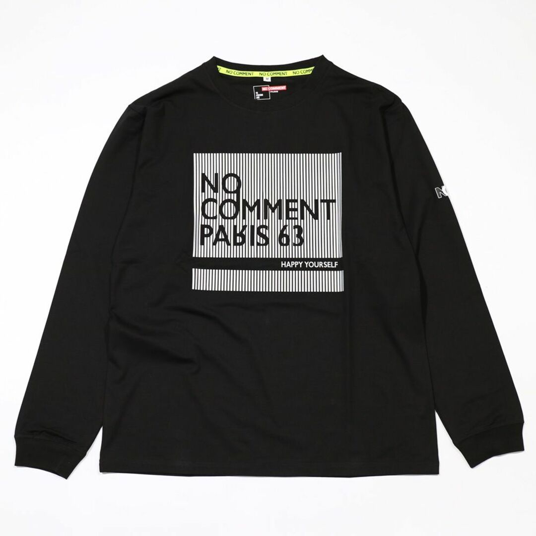 Tシャツ/カットソー(七分/長袖)新品☆ NO COMMENT PARIS ロンT 長袖 Tシャツ ストレッチ