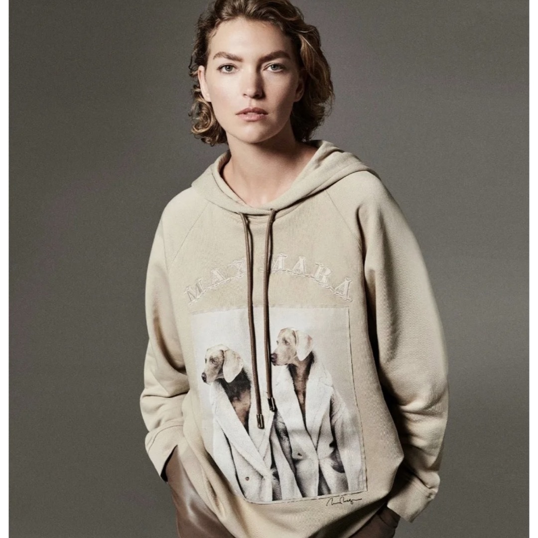 MaxMara2023冬新作ウェグマンフーディパーカートレーナー