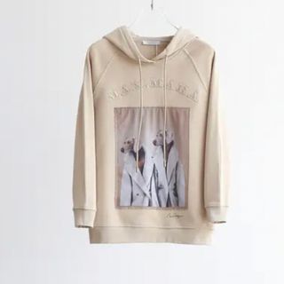 MaxMara2023冬新作ウェグマンフーディパーカートレーナー