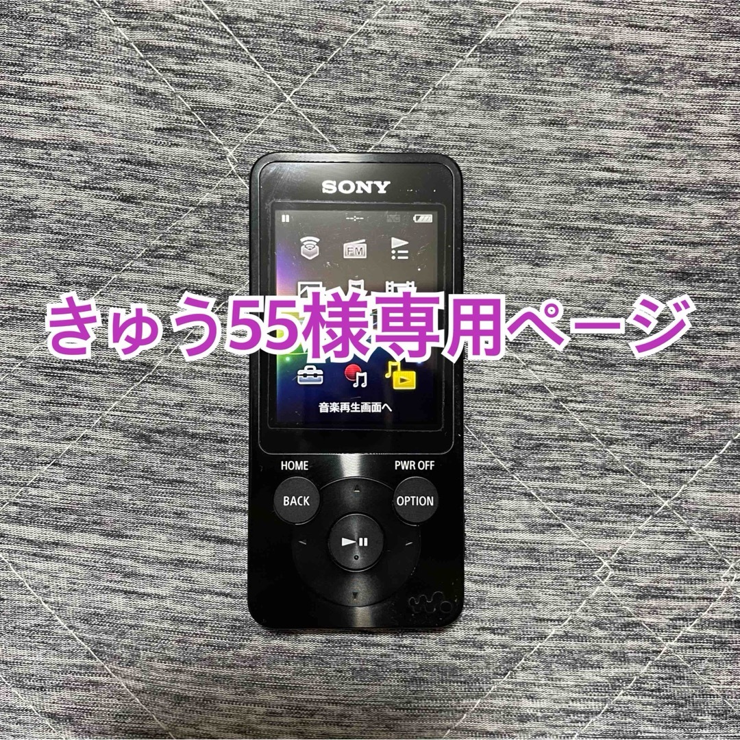 WALKMAN(ウォークマン)の【きゅう55様専用ページ】SONY ウォークマン NW-S14 8GB  スマホ/家電/カメラのオーディオ機器(ポータブルプレーヤー)の商品写真