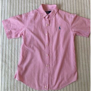 ラルフローレン(Ralph Lauren)の美品　ラルフローレン　ギンガムチェック半袖シャツ(シャツ/ブラウス(半袖/袖なし))