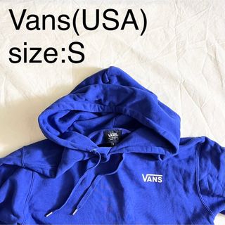 【入手困難】バンズVANS☆限定ギャラクシービッグロゴプリントパーカーM