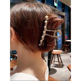 パール ヘアツメ ヘアクリップ(バレッタ/ヘアクリップ)