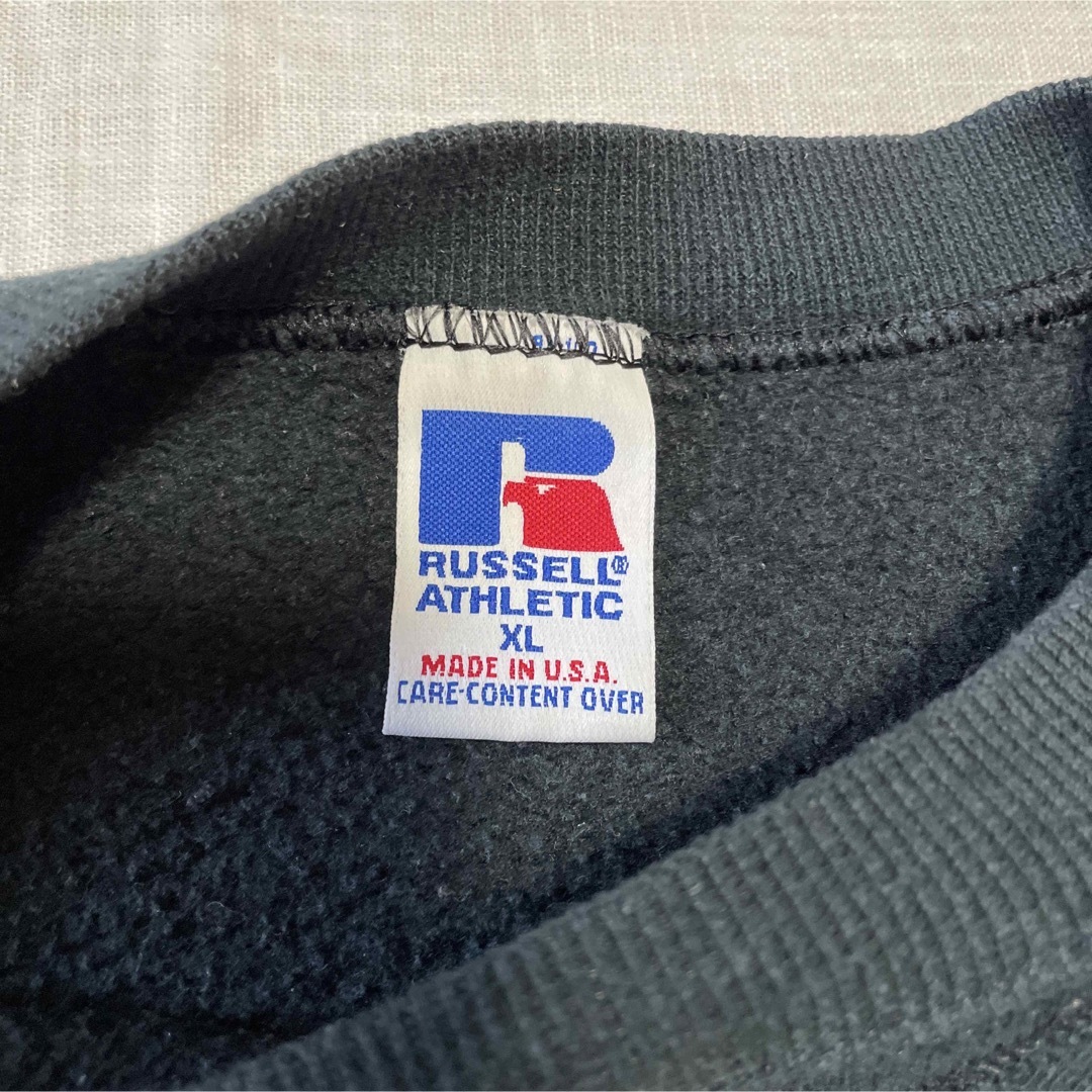 90's USA製 russell スウェット XLサイズ ラッセル ブラック