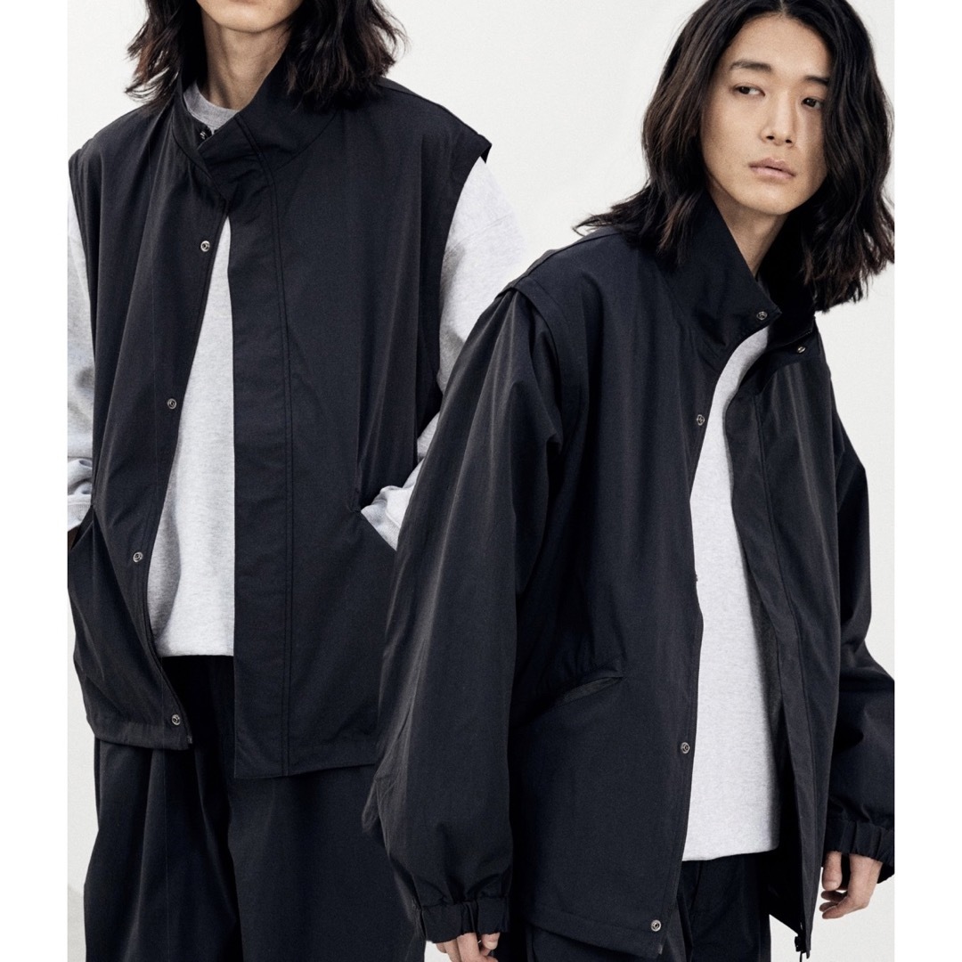 LIDNM(リドム)のWYM  MINIMAL 2WAY TRACK ZIP BLOUSON メンズのジャケット/アウター(ブルゾン)の商品写真