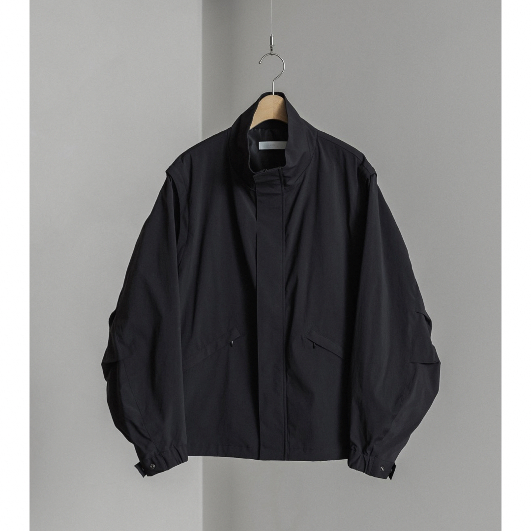 MINIMAL 2WAY TRUCK ZIP BLOUSON ライトグレー