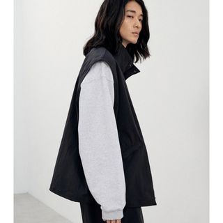 MINIMAL 2WAY TRUCK ZIP BLOUSON ブラック