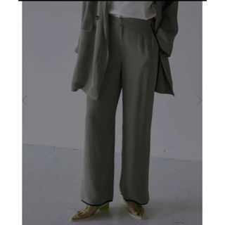 アメリヴィンテージ(Ameri VINTAGE)のMEDI HOUNDSTOOTH STRAIGHT PANTS(カジュアルパンツ)