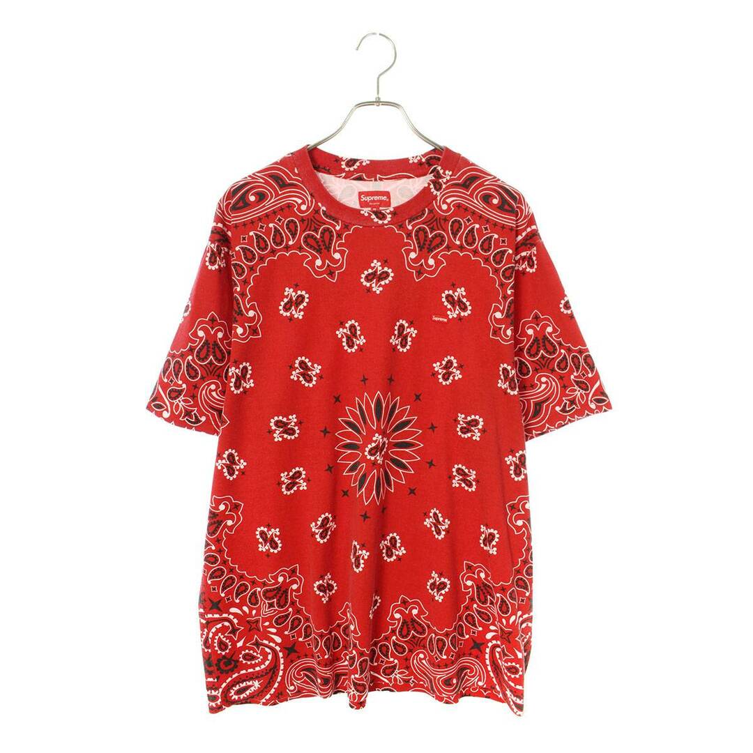 シュプリーム  21SS  Small Box Tee Red Bandana スモールボックスバンダナTシャツ メンズ XL