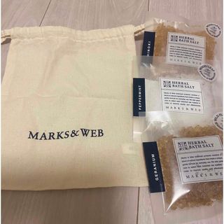 マークスアンドウェブ(MARKS&WEB)のMARKS&WEBバスソルト・巾着(入浴剤/バスソルト)