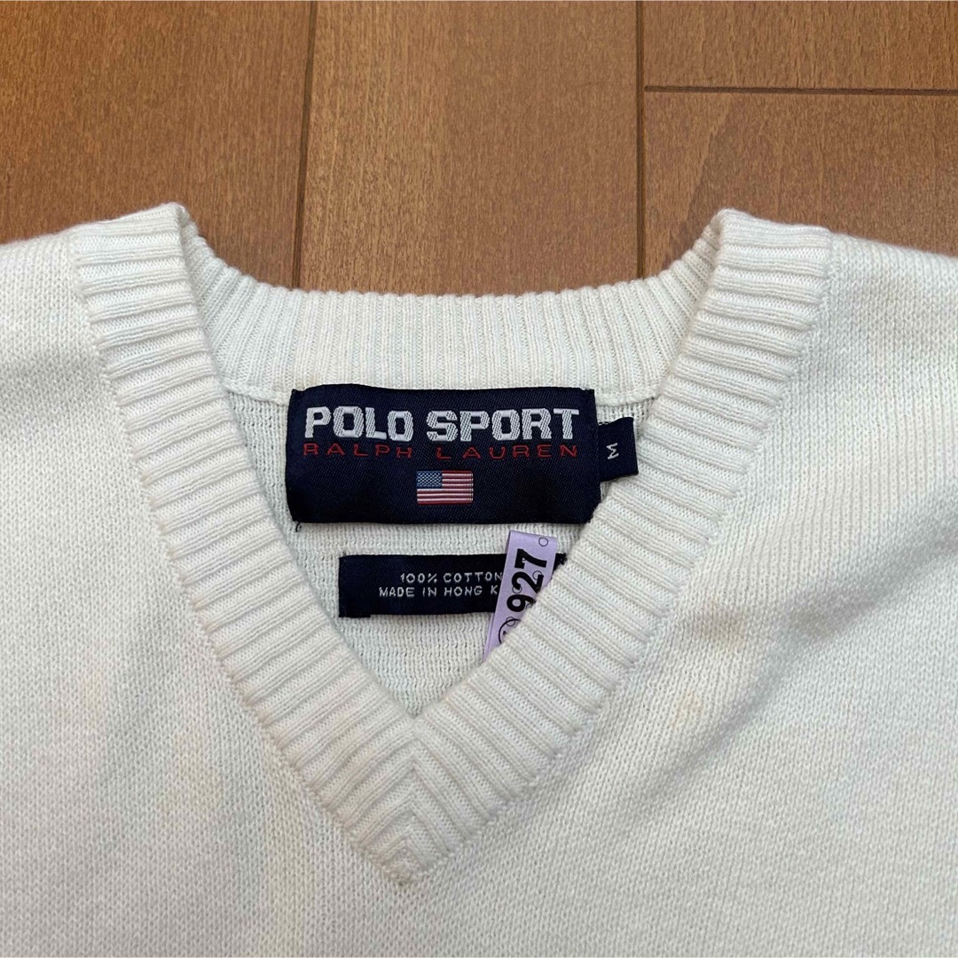 Ralph Lauren(ラルフローレン)の古着 90s Ralph Lauren POLO SPORT Vネック ニット メンズのトップス(ニット/セーター)の商品写真