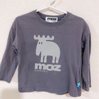モズ(moz)のmoz 長袖Tシャツ　95 グレー(Tシャツ/カットソー)