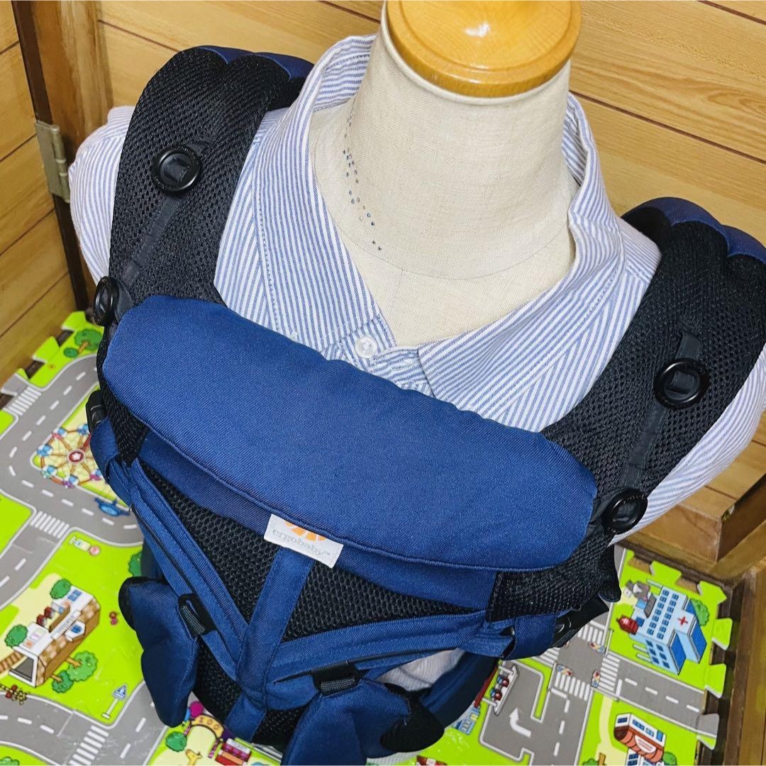 Ergobaby - 美品 エルゴベビー オムニ360クールエア コバルト ウエスト