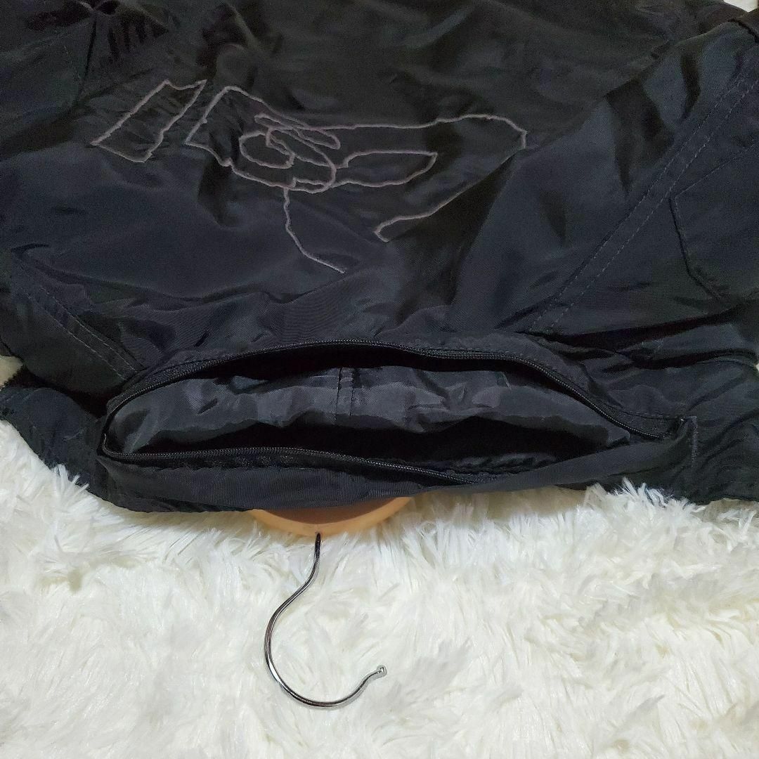 【美品】デシグアル　ジャケット　ポリエステル　大きめ　黒　フード付き