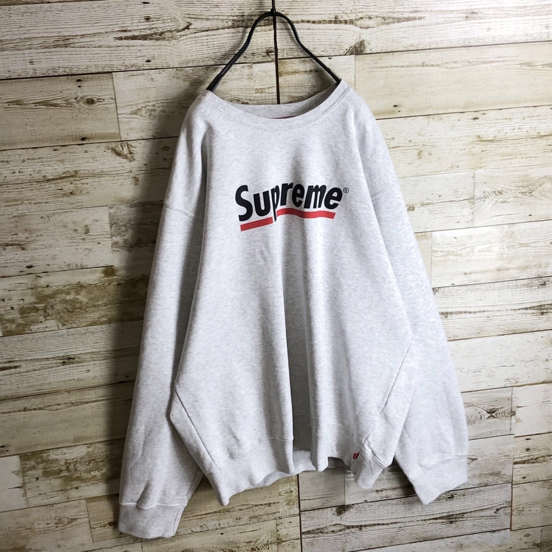 キムタク着用 Supreme シュプリーム スウェット ビックロゴ入り