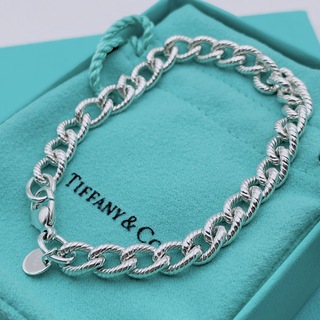 Tiffany & Co. - 【極美品】Tiffany & Co. ツイスト　ブレスレット　シルバー　チェーン