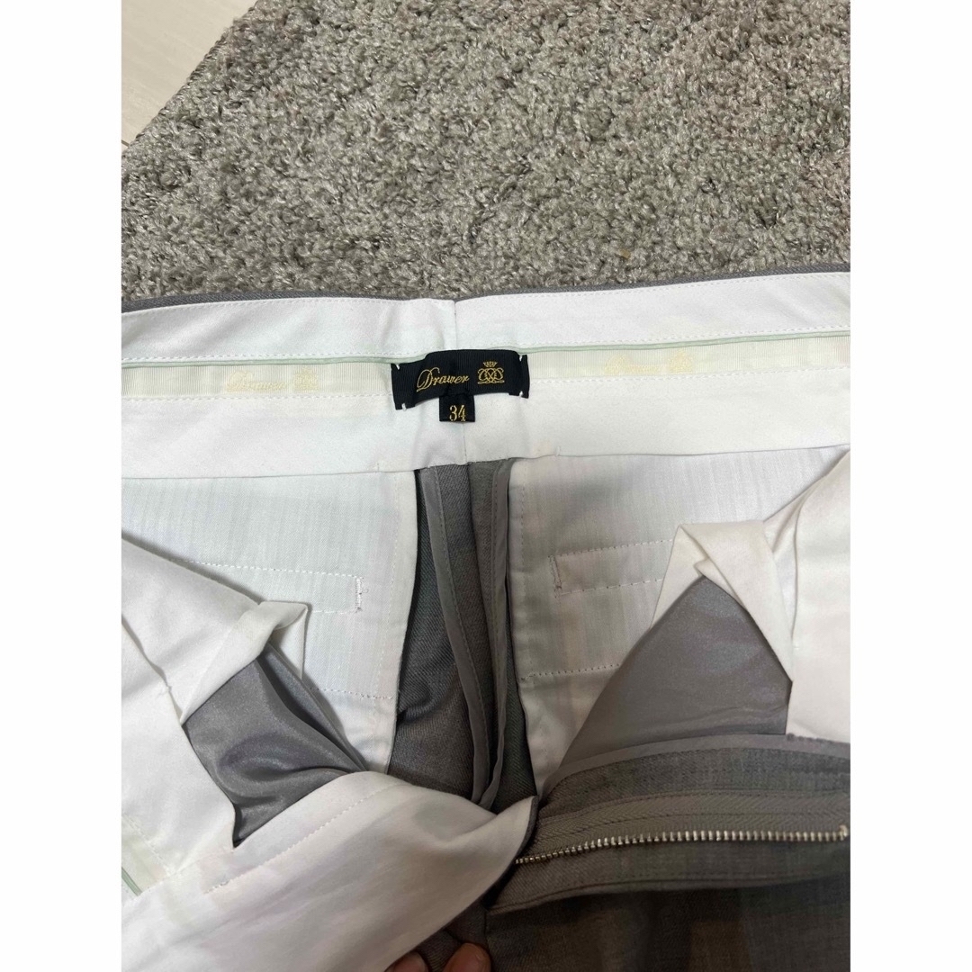 ドゥロワー ウールクロップドパンツ