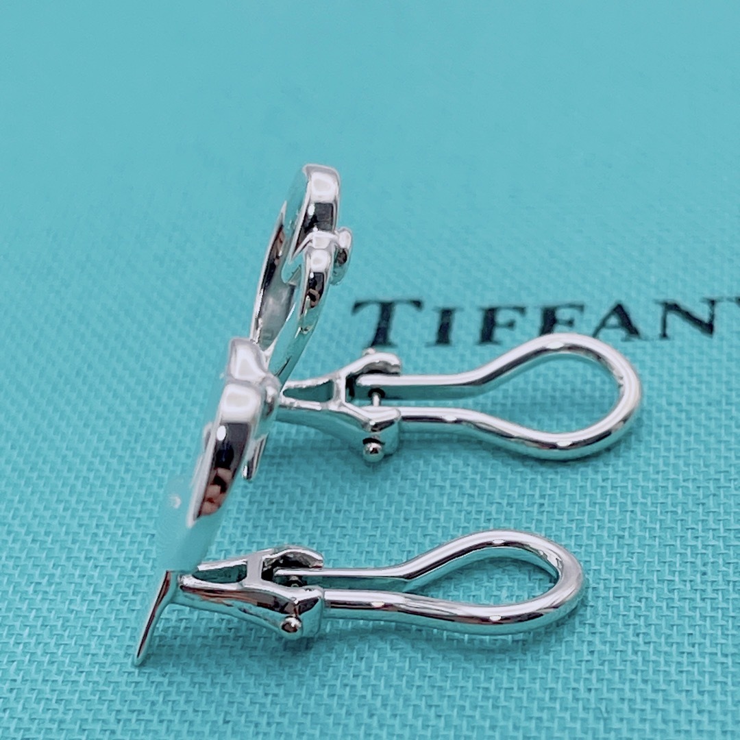 【極美品】Tiffany & Co. イヤリング　ラビングハート　シルバー 1