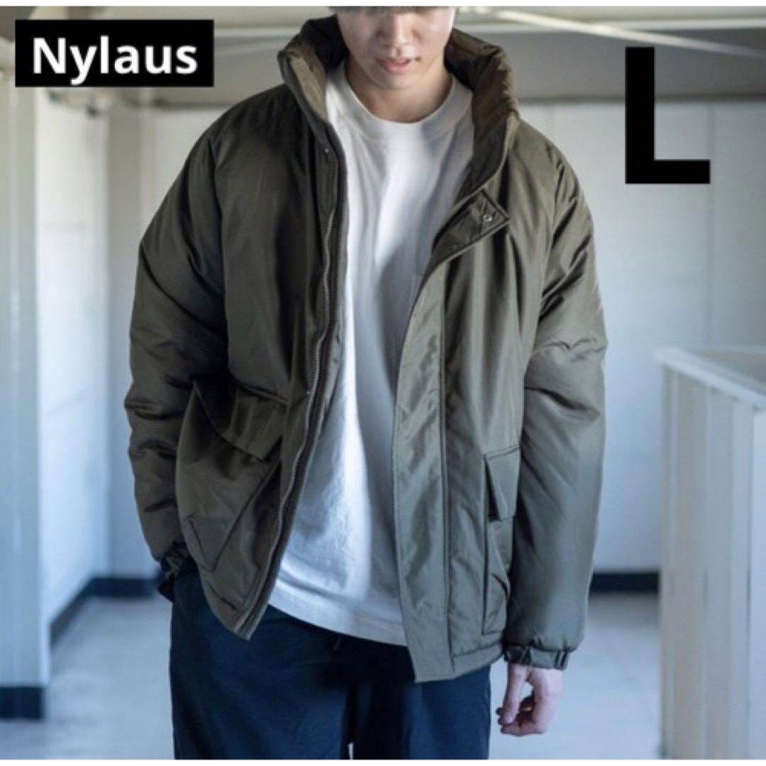 Nylaus(ナイラス)の【新品】Nylaus フェイクダウン 中綿ジャケット ブルゾン フルジップ メンズのジャケット/アウター(ブルゾン)の商品写真