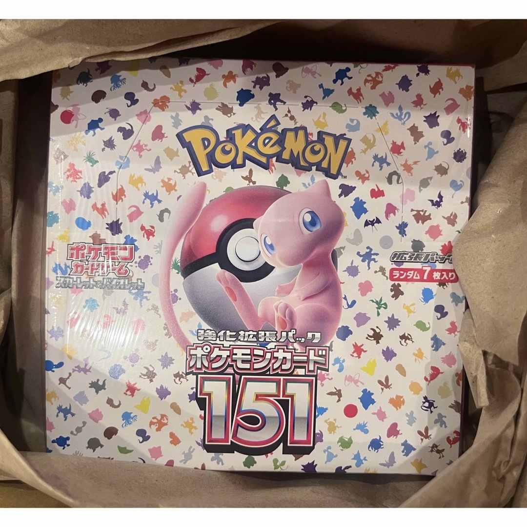 最安値　ポケモンカード 151 box