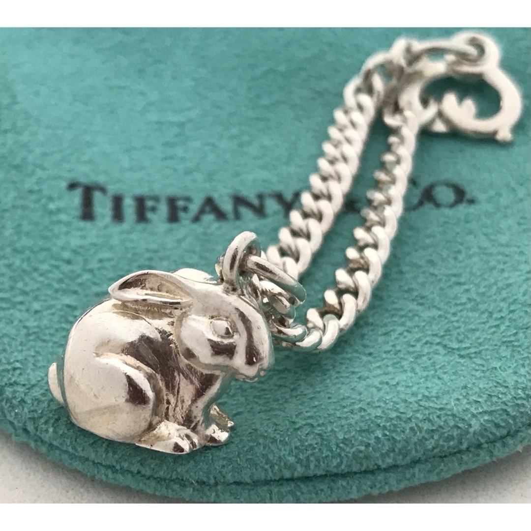 Tiffany ヴィンテージ兎 キーホルダー 希少美品