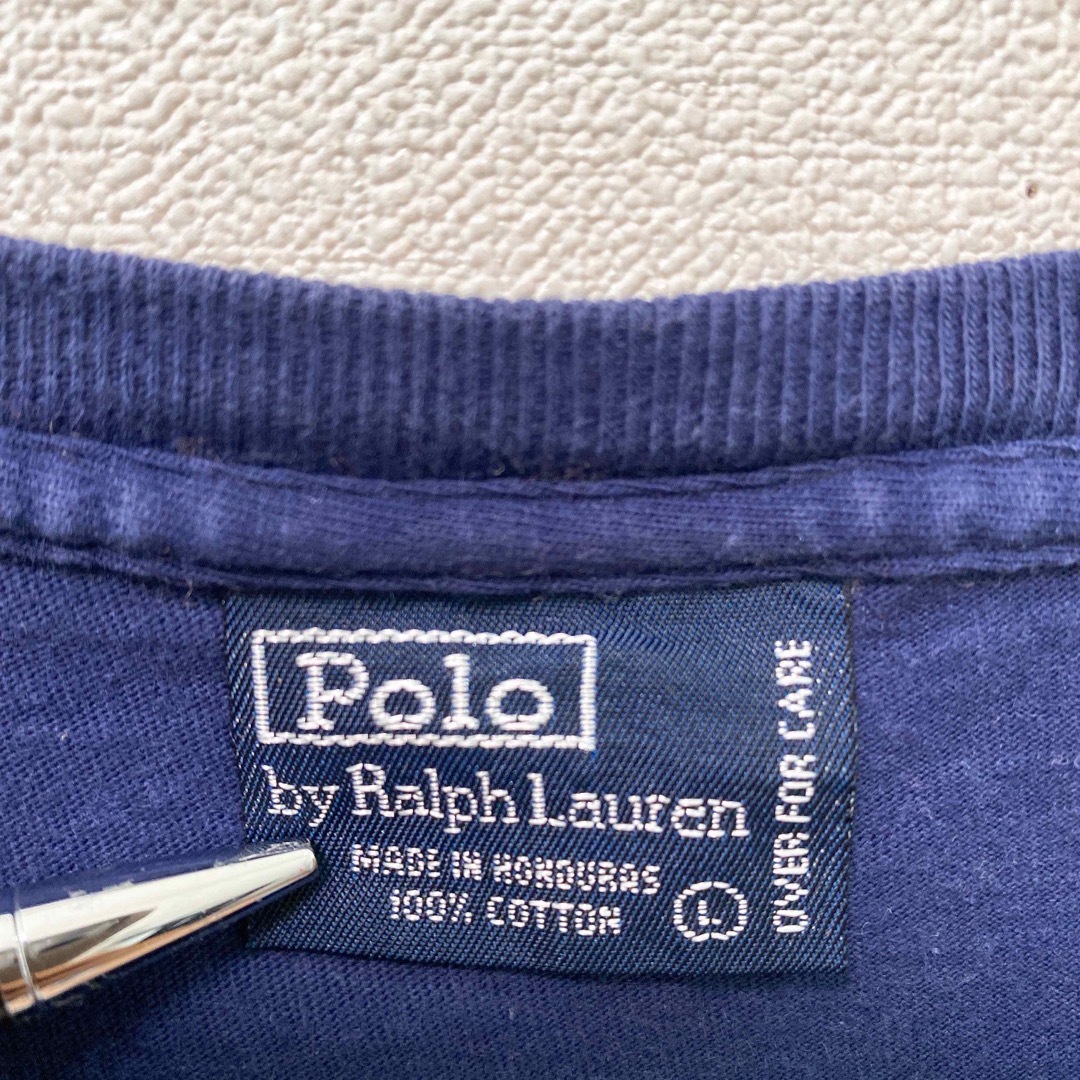 Ralph Lauren(ラルフローレン)の90s ポロバイラルフローレン　半袖Tシャツ　カラーポニー　男女兼用　Lサイズ メンズのトップス(Tシャツ/カットソー(半袖/袖なし))の商品写真