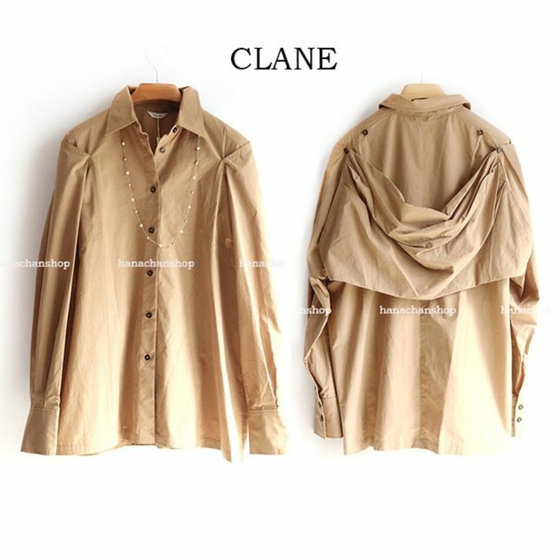 定価24,200円【新品】クラネCLANE★バックシャン2wayデザインシャツ