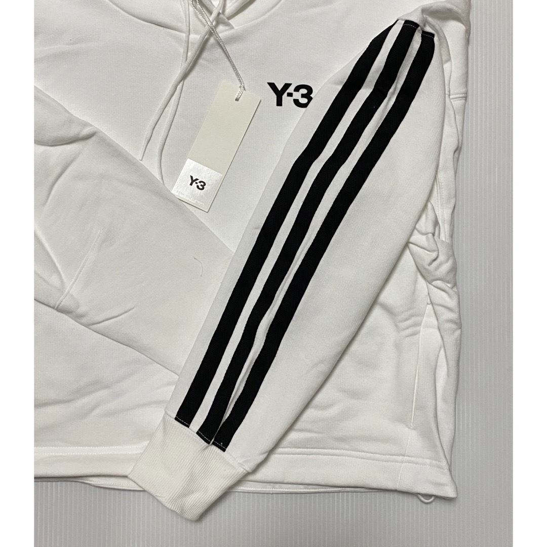 新品 Y-3 スウェットパーカー オーバーサイズS ホワイトHG37890