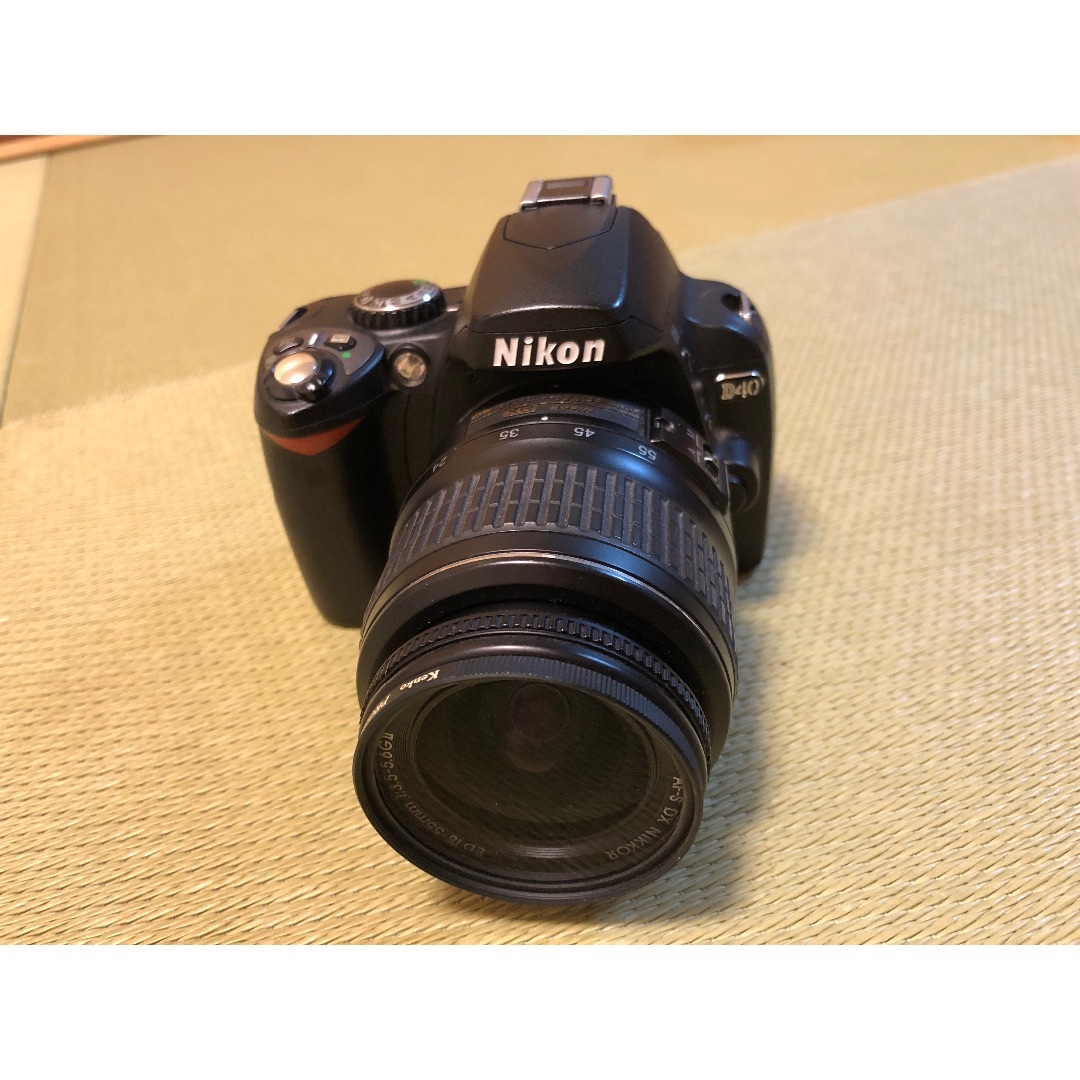 Nikon(ニコン)の【値下げ】Nikon D40 ダブルズームキット 一眼レフカメラ コンパクト スマホ/家電/カメラのカメラ(デジタル一眼)の商品写真