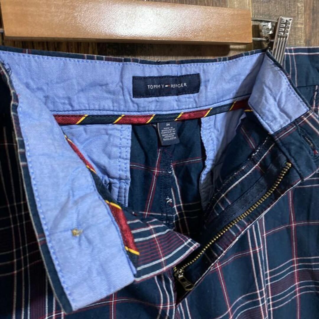 TOMMY HILFIGER - トミーヒルフィガー チェック柄 ハーフ パンツ