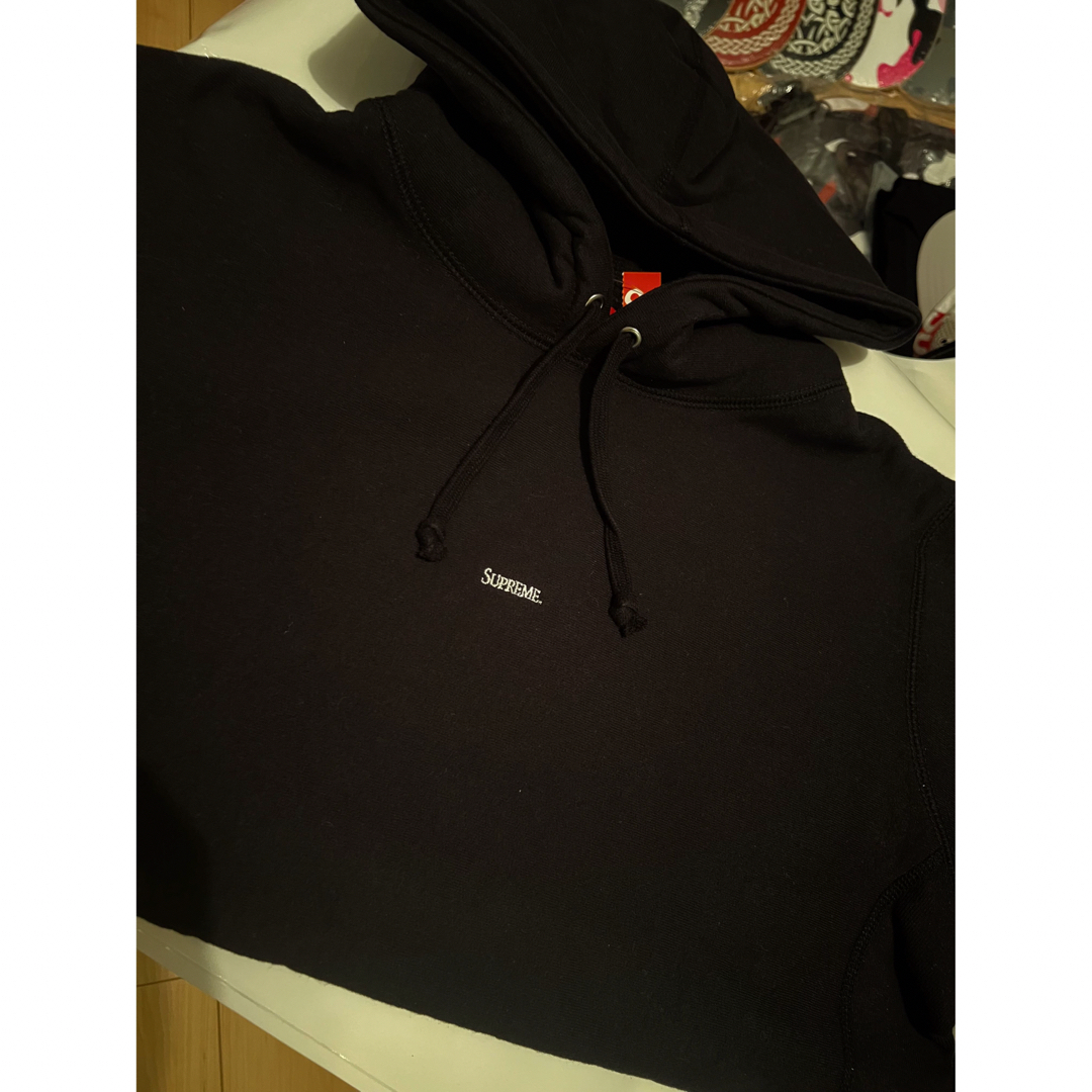 新品● SUPREME Micro Logo Hooded Sweatshirt