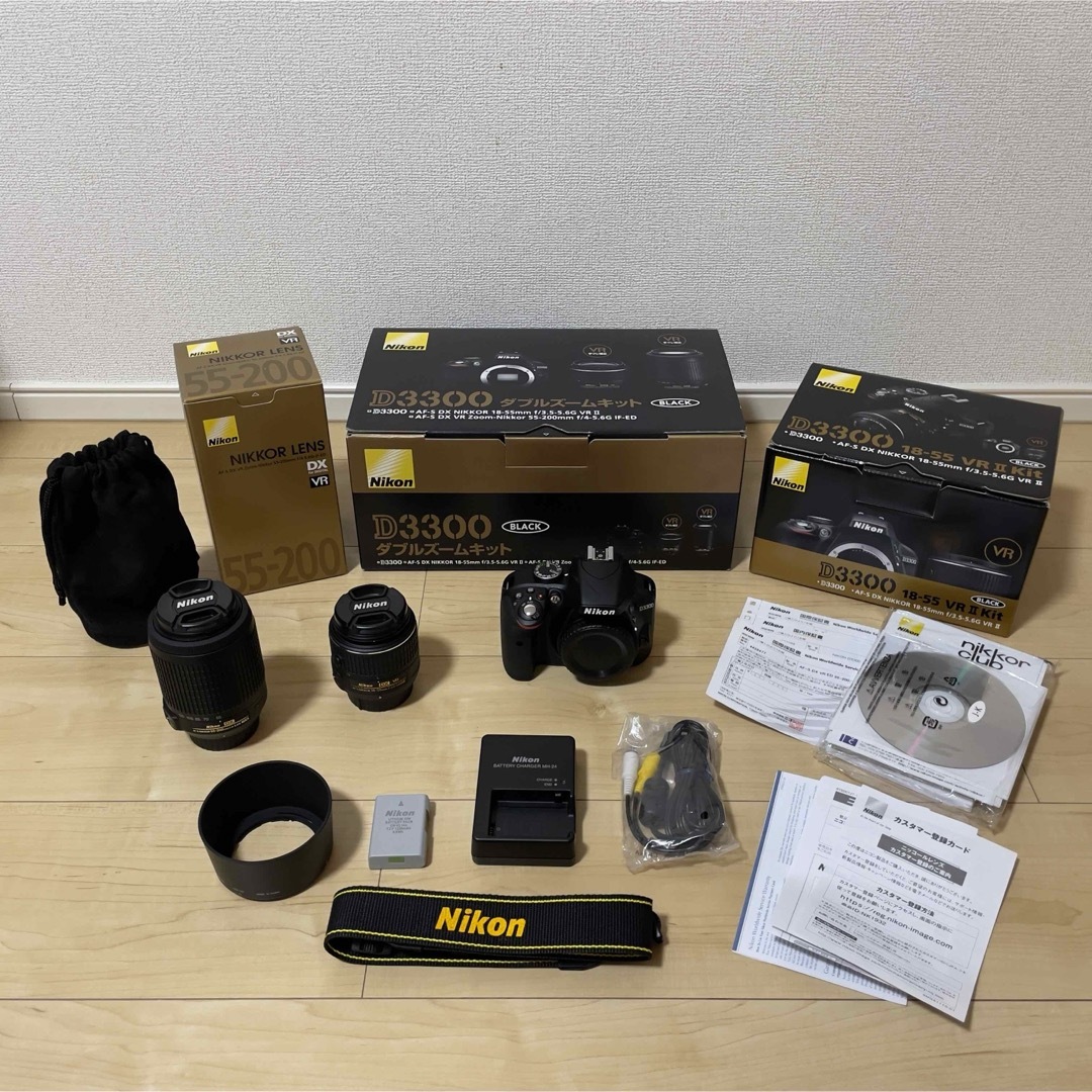 超美品！Nikon D3300 ダブルズームキット