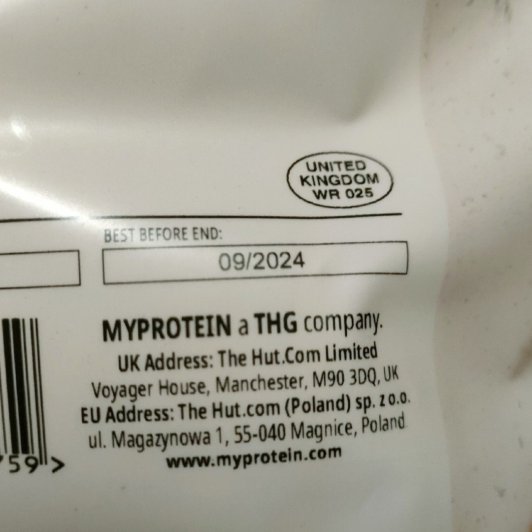 MYPROTEIN(マイプロテイン)のマイプロテイン myproteinホエイプロテインあずき味 1kg スポーツ/アウトドアのトレーニング/エクササイズ(トレーニング用品)の商品写真