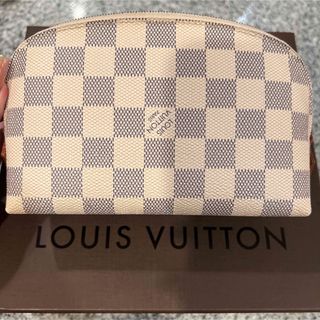 ルイヴィトン(LOUIS VUITTON)の【ルイヴィトン】ダミエ・アズール キャンバス 化粧ポーチ(ポーチ)