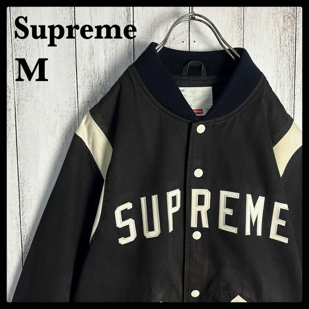 「即完」supreme アーチロゴジャケット