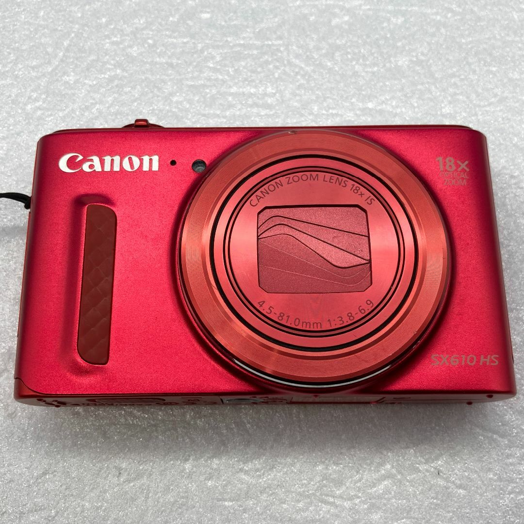 Canon(キヤノン)のCanon PowerShot SX610 HS　レッド　④ スマホ/家電/カメラのカメラ(コンパクトデジタルカメラ)の商品写真