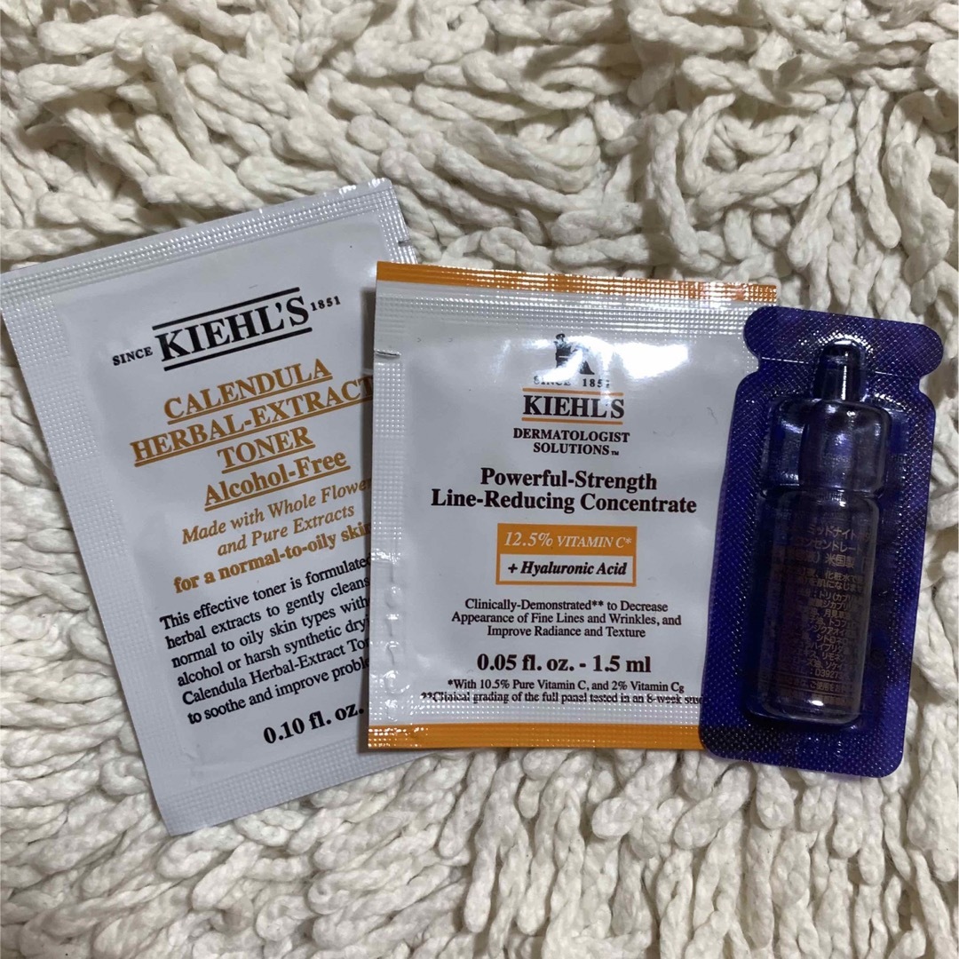 Kiehl's(キールズ)のキールズ　試供品　3点セット コスメ/美容のキット/セット(サンプル/トライアルキット)の商品写真