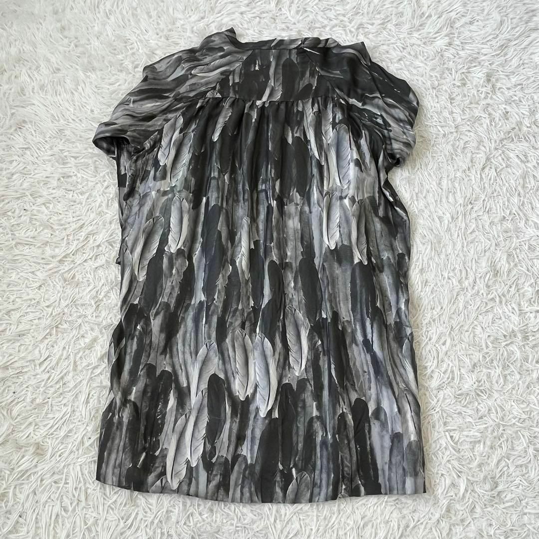 Isabel Marant - ISABEL MARANT イザベルマラン シルク フェザー 羽 柄