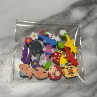 ニンテンドウ(任天堂)のピクミン3 デラックス つめつめ消しゴム 12種 (キャラクターグッズ)