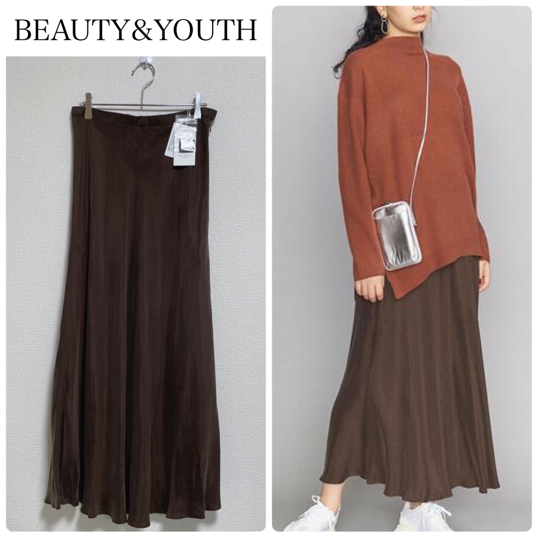 BEAUTY&YOUTH UNITED ARROWS(ビューティアンドユースユナイテッドアローズ)の【新品タグ付】BEAUTY&YOUTHマーメイドマキシスカート　Lサイズ レディースのスカート(ロングスカート)の商品写真