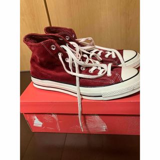 コンバース(CONVERSE)のct70 HI  スエード/RED DAHLIA/27.5cm  149441C(スニーカー)