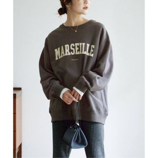 美品　MARSEILLE ロゴスウェット