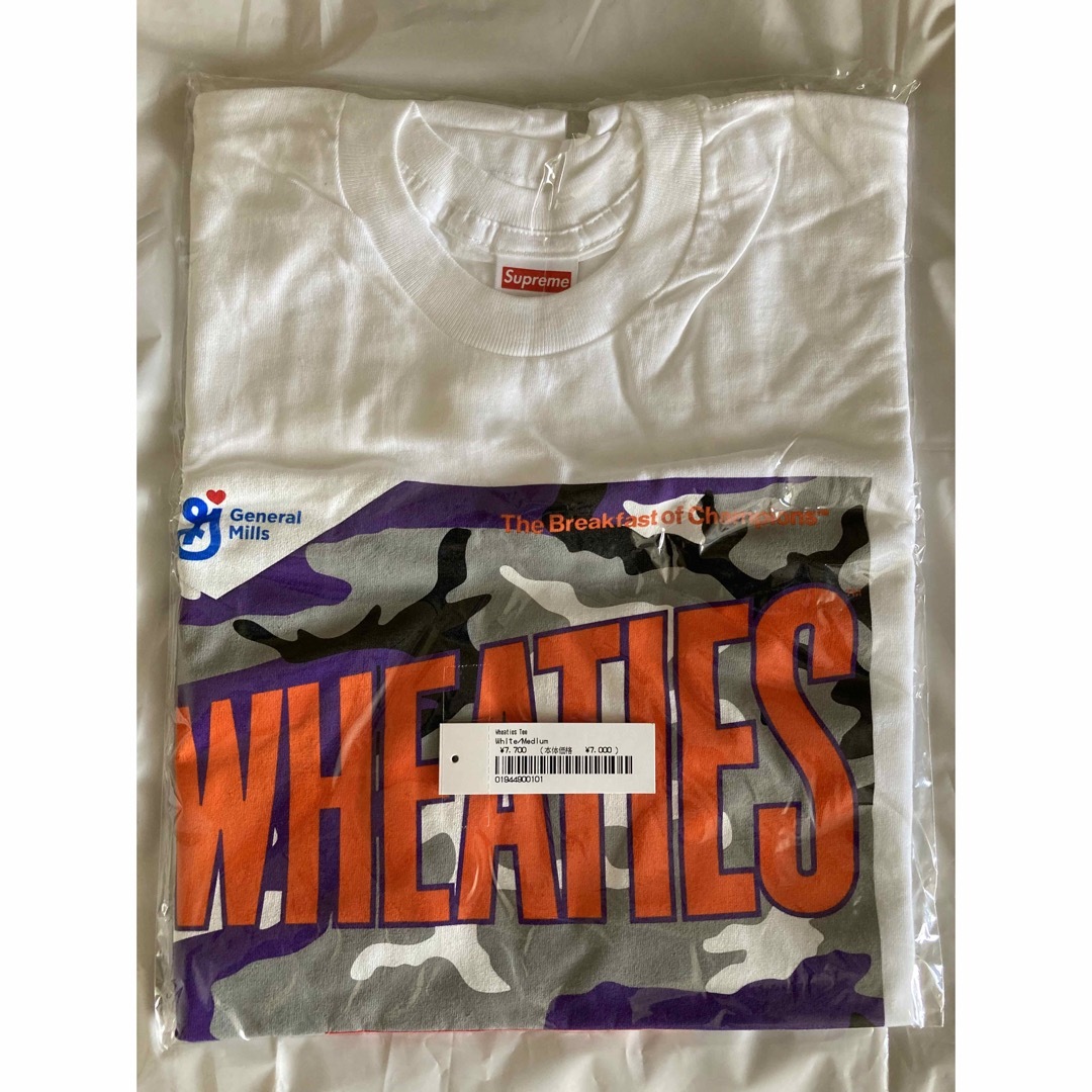 supreme wheaties tee white Lサイズ