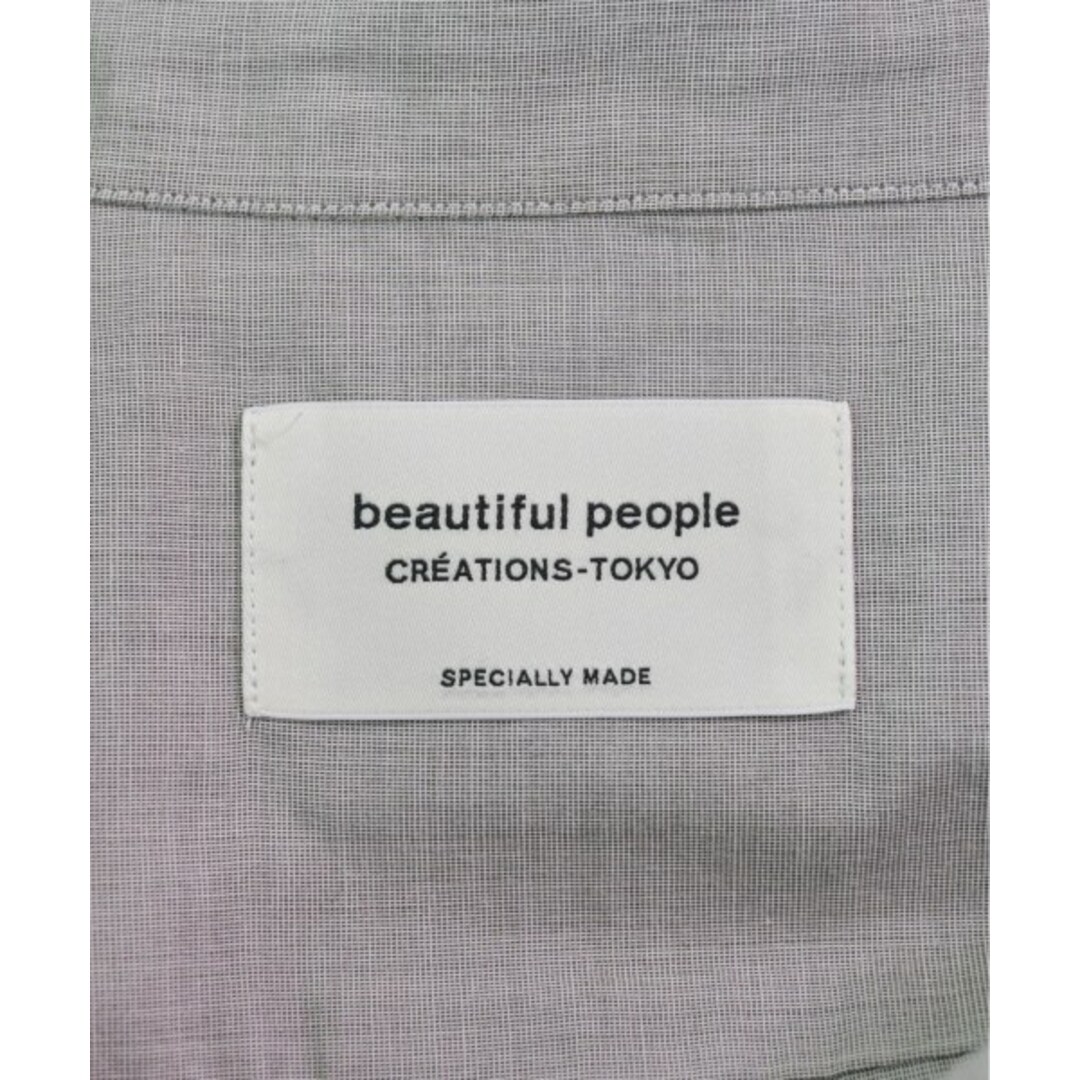 beautiful people - beautiful people カジュアルシャツ 36(S位) 茶 ...