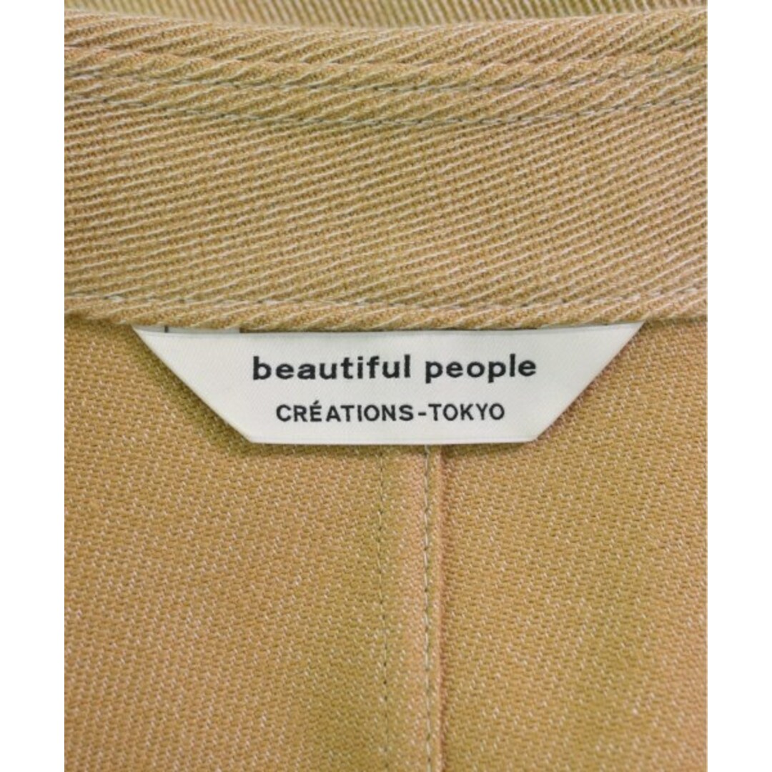 beautiful people ワンピース 34(XS位) ベージュ 【古着】【中古】