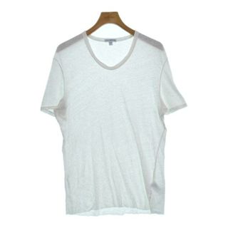 ジェームスパース(JAMES PERSE)のJAMES PERSE ジェームスパース Tシャツ・カットソー 0(XS位) 白 【古着】【中古】(Tシャツ/カットソー(半袖/袖なし))