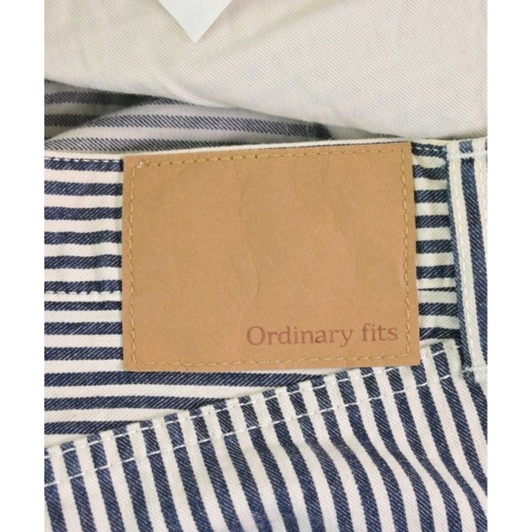 ORDINARY FITS(オーディナリーフィッツ)のOrdinary fits デニムパンツ 30(M位) 紺x白(ストライプ) 【古着】【中古】 メンズのパンツ(デニム/ジーンズ)の商品写真